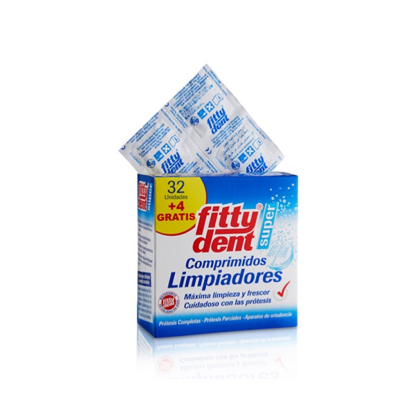 Fittydent Limpiador 32 + 4 Comprimidos