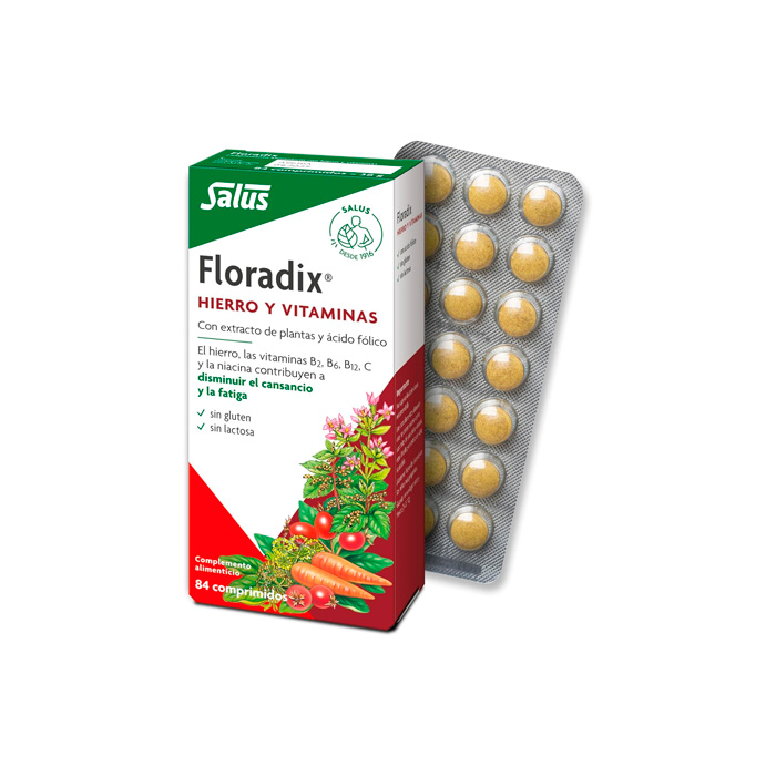 Floradix Hierro + Vitaminas 84 Comprimidos