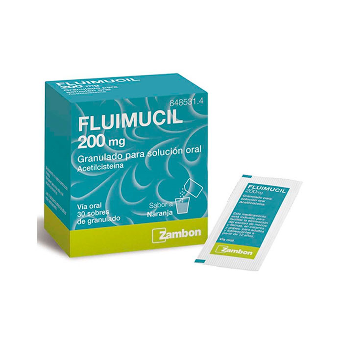 Fluimucil 200 mg 30 Sobres