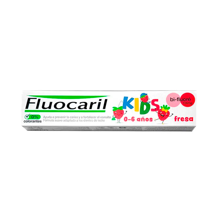 Fluocaril Kids Dentífrico Gel Sabor Fresa 75ml