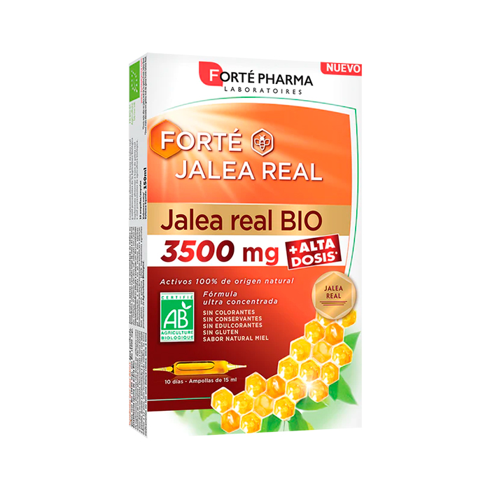 Forté Pharma Forté Jalea Real Bio 3500mg 10 Ampollas