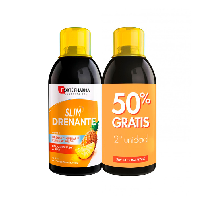 Forté Pharma Slim Drenante Piña Duplo 500ml + 500ml