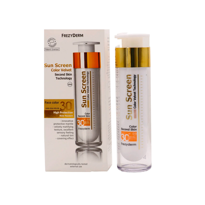 Frezyderm Sun Screen Color Velvet Face Cream Spf30 50ml