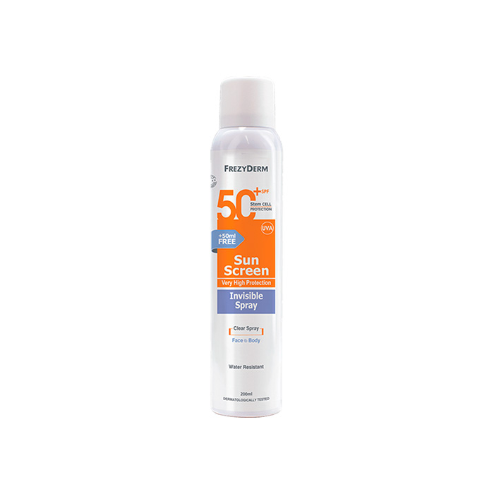 Frezyderm Sun Screen Invisible Spray Spf50+ 200ml