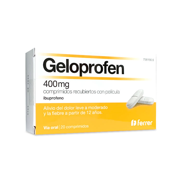Geloprofen 400mg 20 Comprimidos