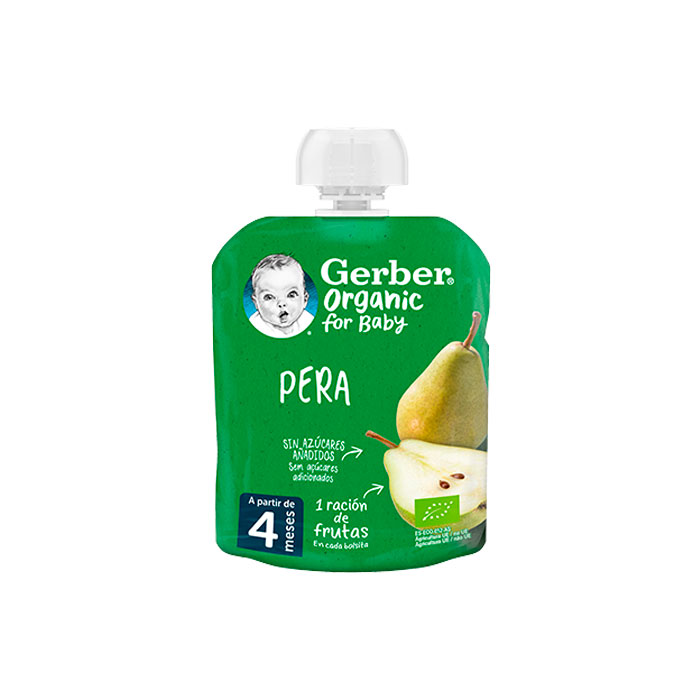 Gerber Pouch Bio Pera 90g