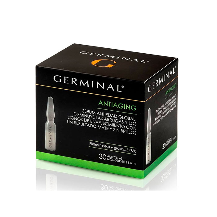 Germinal Sérum Antiedad Pieles Mixtas y Grasas 30 Ampollas