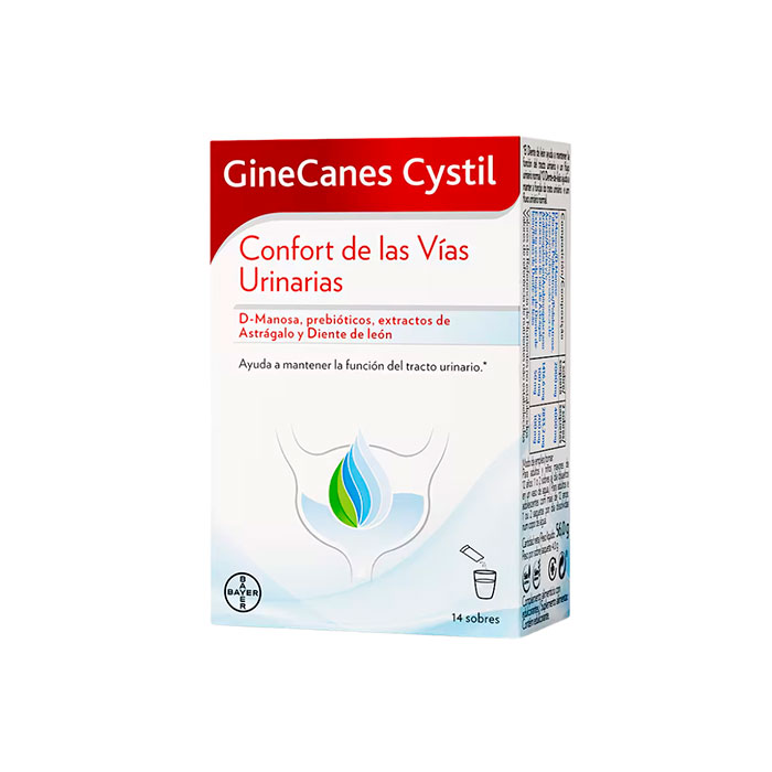 Ginecanes Cystil Confort Vías Urinarias 14 Sobres