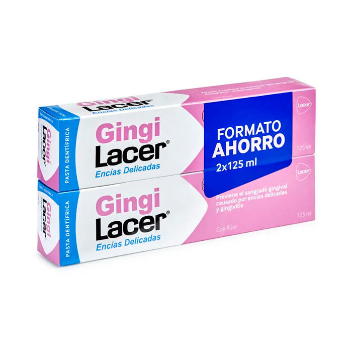 Gingilacer Pasta Dentifrica Encias Delicadas Duplo 125ml+125ml