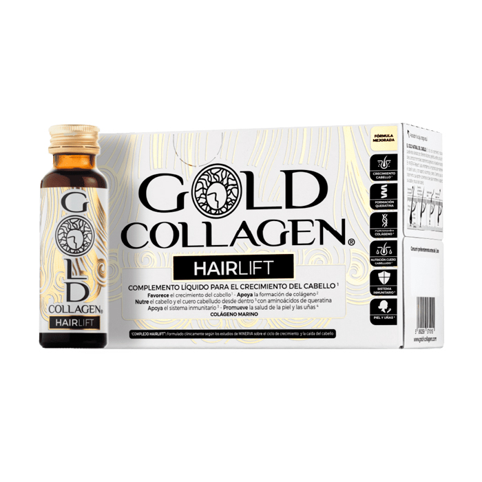 Gold Collagen Hairlift 10 Frascos de 50ml