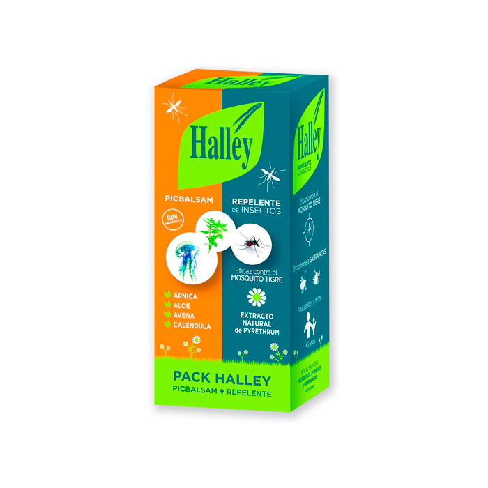 Halley Pack Repelente de Insectos Spray 150ml + Picbalsam Spray 40ml