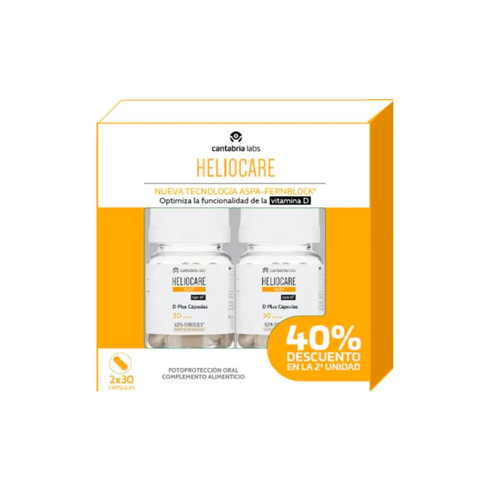Heliocare 360º D Plus 2x30 Cápsulas