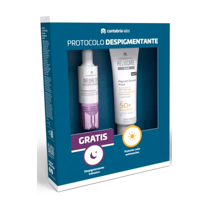 Heliocare 360º Pigment Solution Fluid Spf50+ 50ml + Neoretin Discrom Control Concentrate 10ml