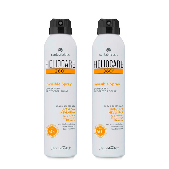 Heliocare 360 Invisible Spray Spf50+ Duplo 200ml + 200ml