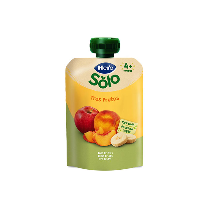 Hero Baby Bolsita Tres Frutas 100g