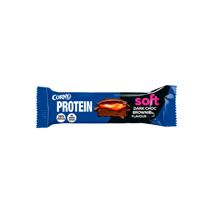 Corny Barrita Protein Soft Chocolate Negro con Brownie 45g