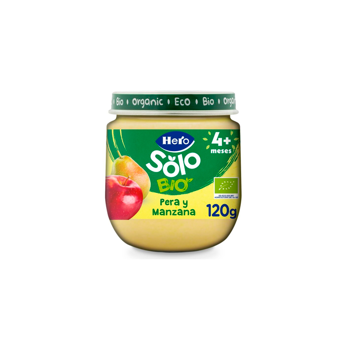 Hero Solo Tarrito Eco Pera y Manzana 120g