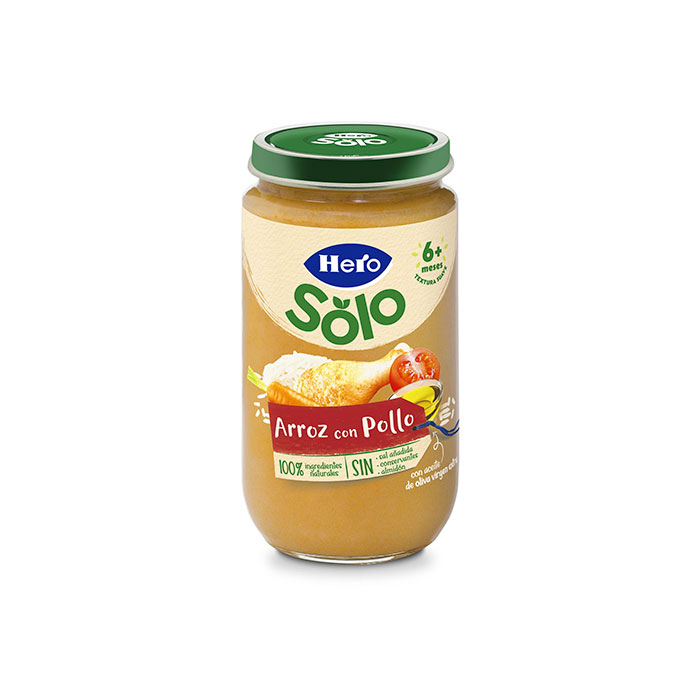 Hero Solo Tarrito Arroz con Pollo 235g