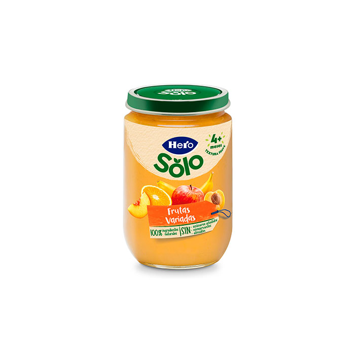 Hero Solo Tarrito Frutas Variadas 190g