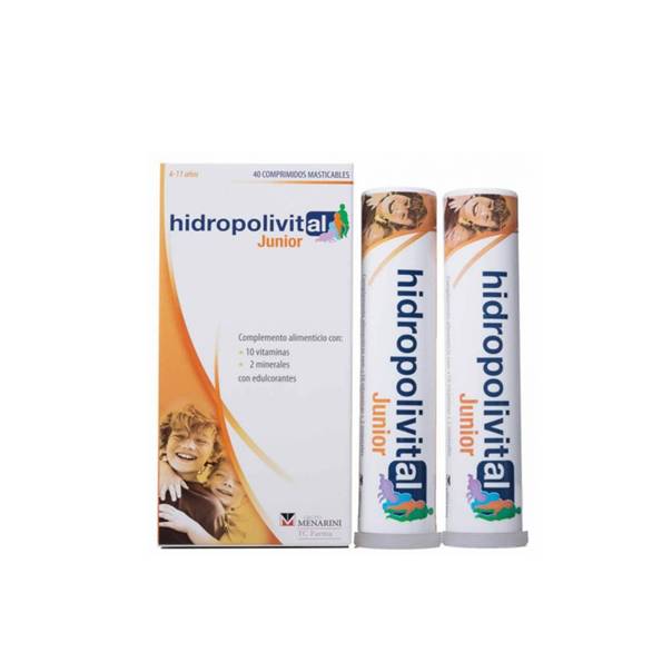 Hidropolivital Junior 40 Comprimidos Masticables