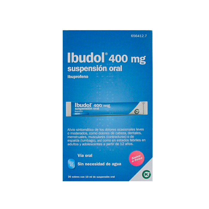 Ibudol 400mg Suspension Oral 20 Sobres
