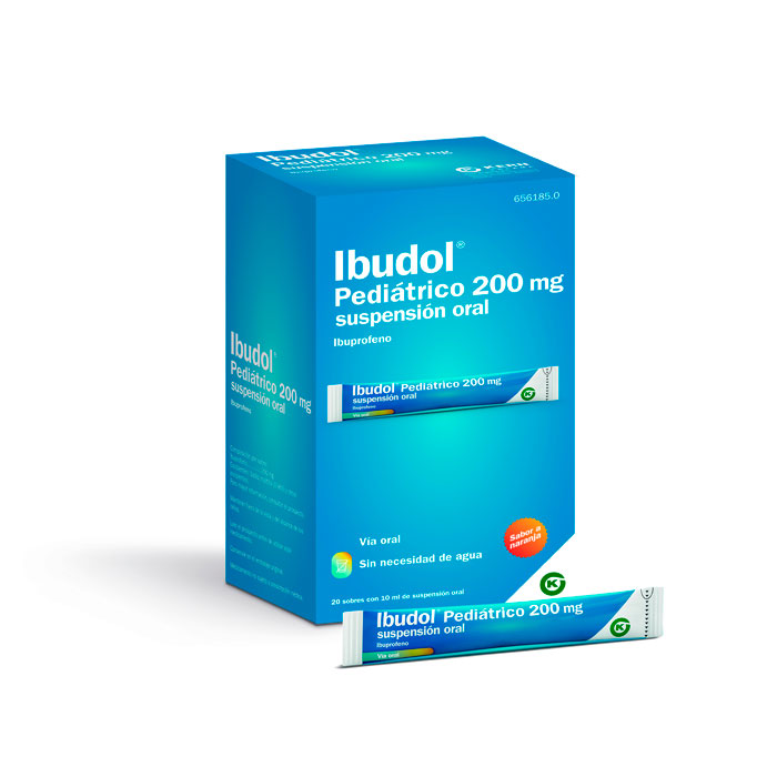 Ibudol Pediátrico 200mg Suspensión Oral 20 Sobres
