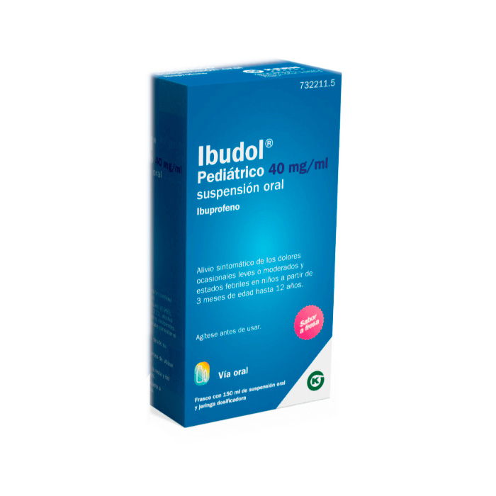 Ibudol Pediátrico 40 mg/ml Suspensión Oral 150ml