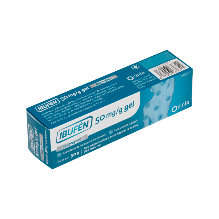 Ibufén 50 mg/g Gel 50g
