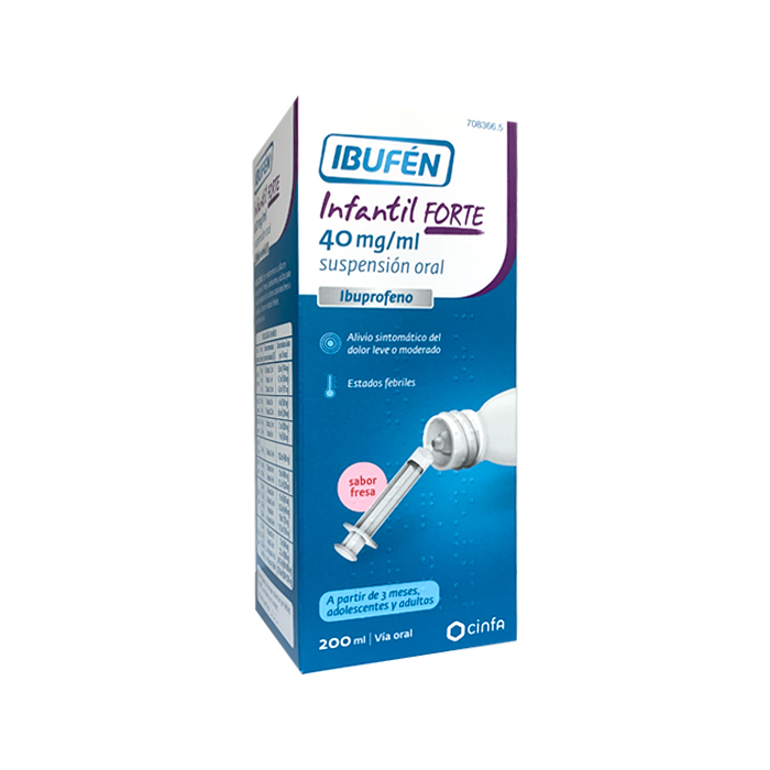 Ibufén Infantil Forte 40 mg/ml Suspensión Oral 200ml