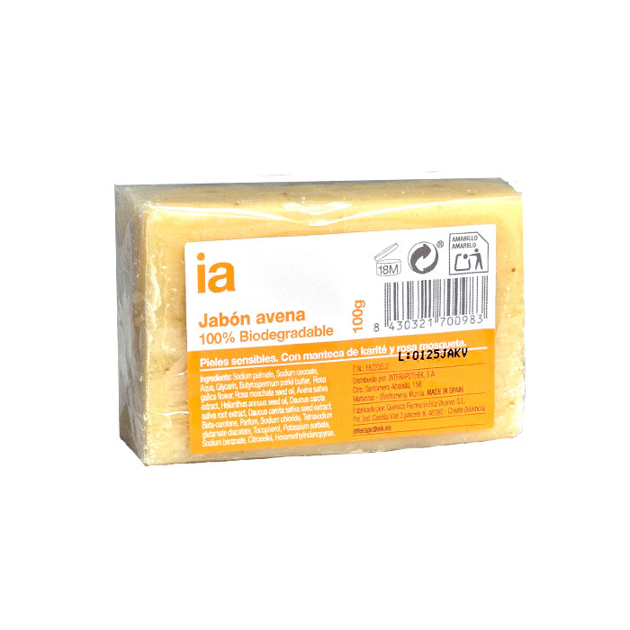 Interapothek Jabón Bio Avena 100g