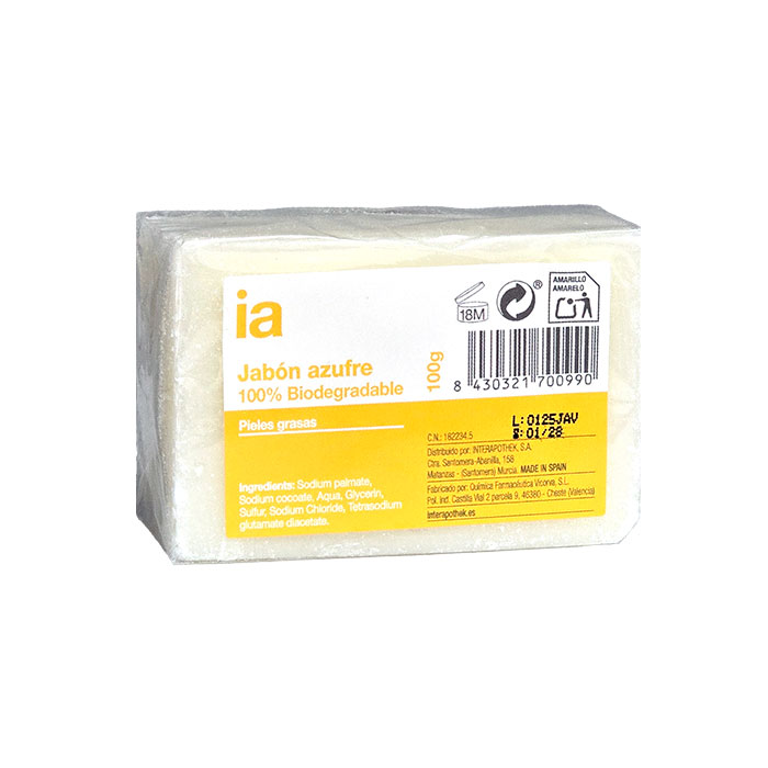 Interapothek Jabón Bio Azufre 100g