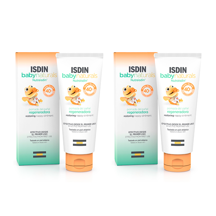 Isdin Baby Naturals Pomada Del Pañal Regeneradora Duplo 100ml+100ml