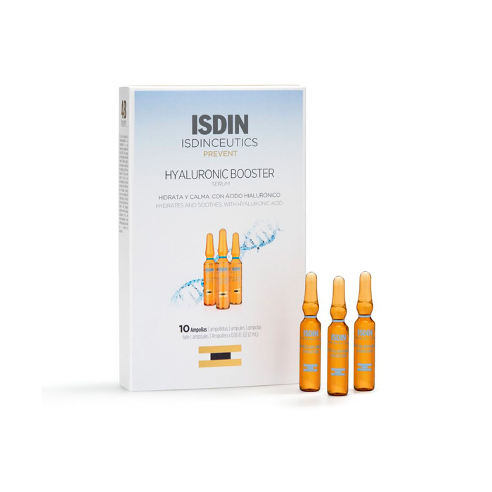 Isdinceutics Hyaluronic Booster Sérum Hidratante Calmante 10 Ampollas
