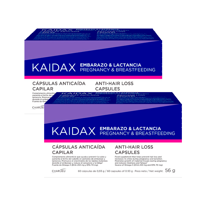 Kaidax Embarazo & Lactancia Duplo 60 + 60 Cápsulas