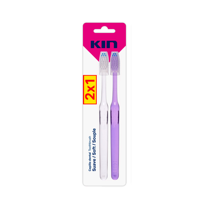 Kin Cepillo Dental Suave Duplo
