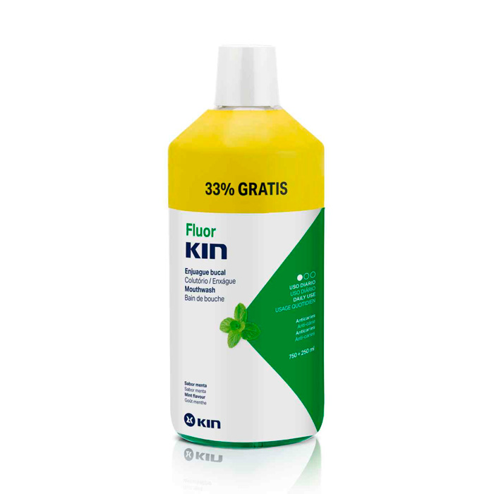 Kin Fluor Anticaries Enjuague Bucal 750ml + 250ml