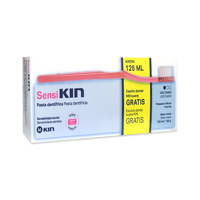 Kin Sensi Pasta Dentífrica 125ml + Cepillo Dental Suave