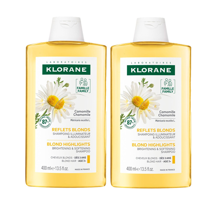 Klorane Champú Camomila Duplo 400ml+400ml