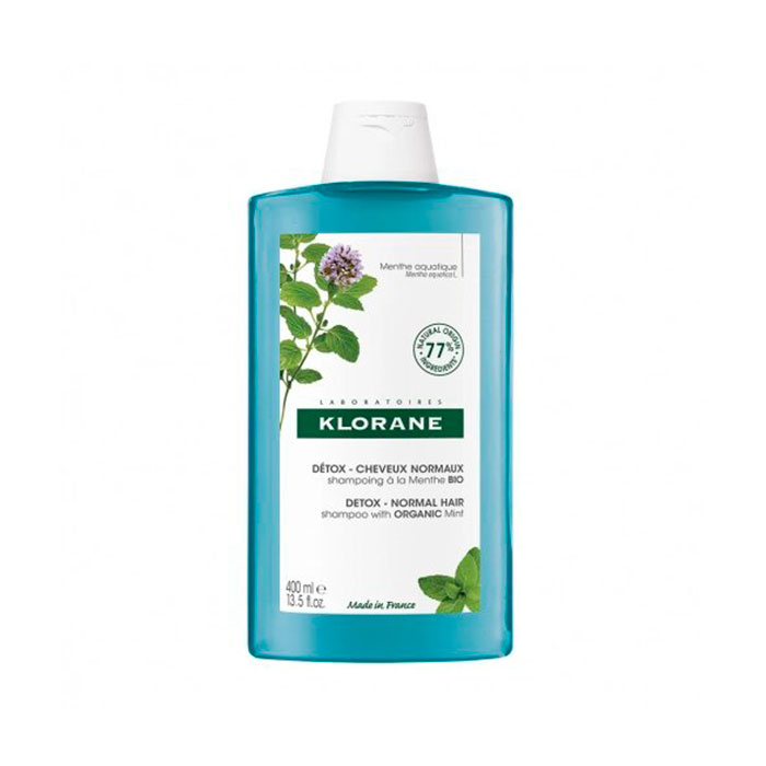Klorane Champú Detoxificante Menta Acuatica Bio 400ml
