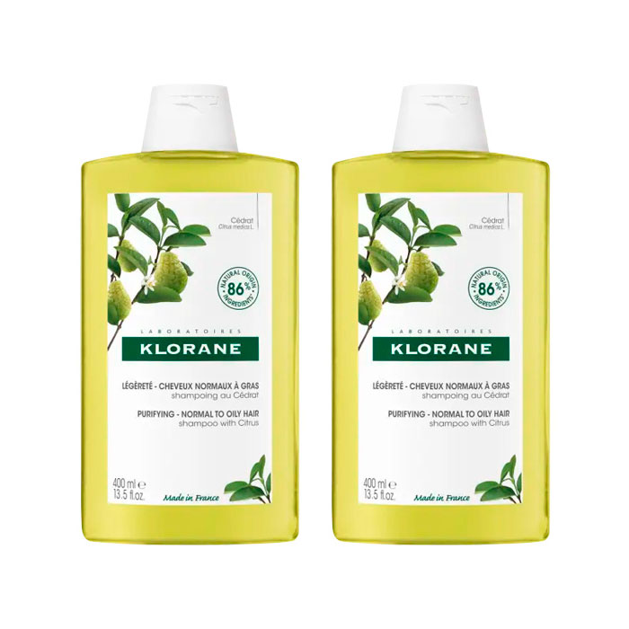 Klorane Champú Cidra Duplo 400ml + 400ml