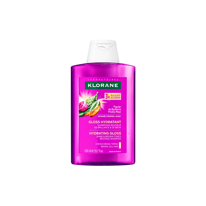 Klorane Gloss Hidratante Champú Revitalizante Brillo & Castaño Higo de Barbaria 200ml