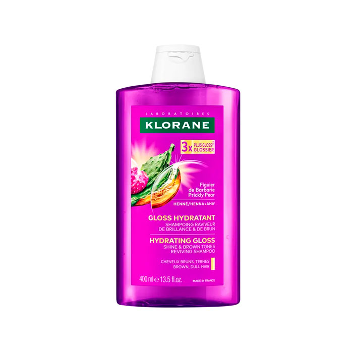 Klorane Gloss Hidratante Champú Revitalizante Brillo & Castaño Higo de Barbaria 400ml