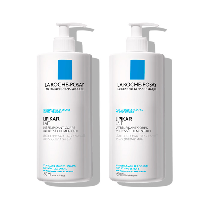 La Roche Posay Lipikar Leche Hidratante Duplo 750ml + 750ml