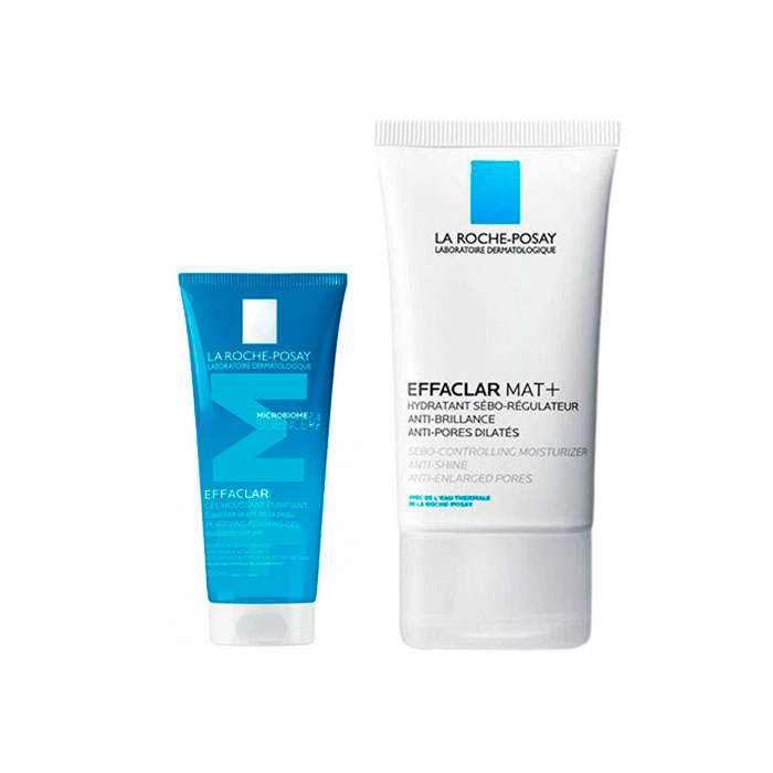 La Roche Posay Pack Effaclar Mat+ 40ml + Effaclar Gel Moussant Purificante +m 50ml