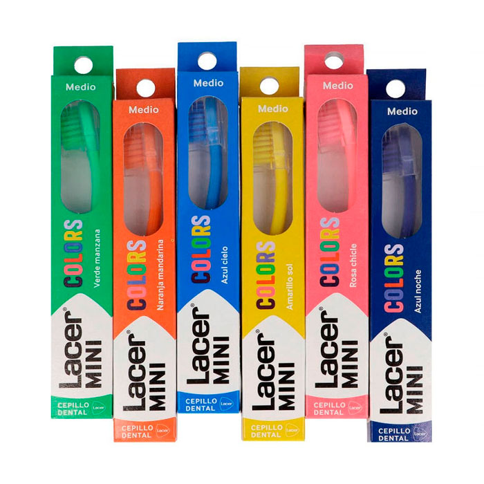 Lacer Cepillo Dental Medio Mini Colors