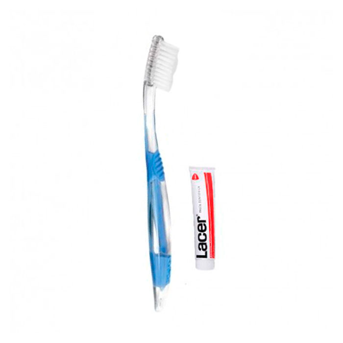 Lacer Cepillo Dental Medio + Regalo Lacer Pasta Dentifrica 5ml  