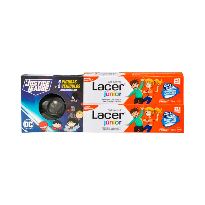 Lacer Júnior Gel Dental Fresa Duplo 75ml + 75ml