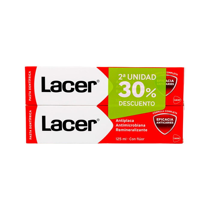 Lacer Pasta Dentífrica Duplo 125ml + 125ml