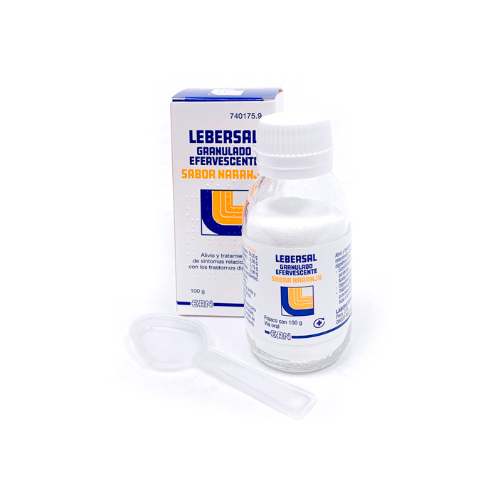 Lebersal Granulado Efervescente Sabor Naranja 100g 