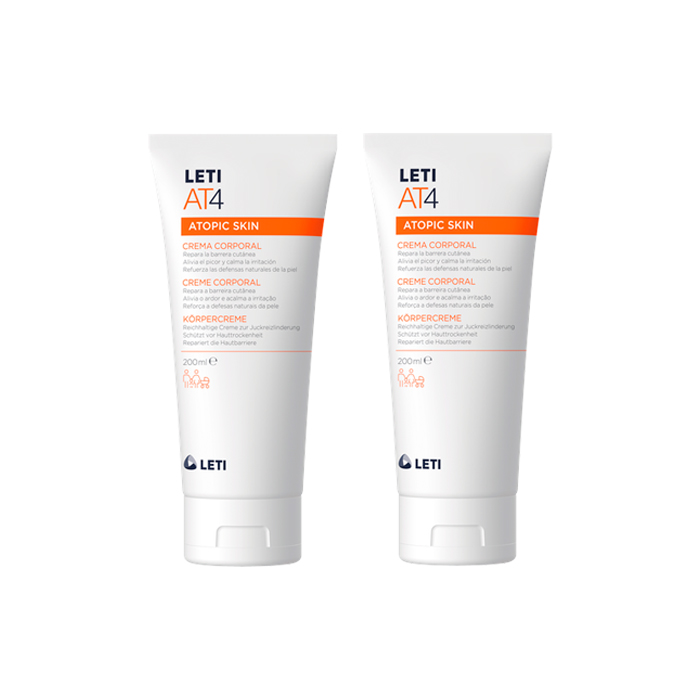 Leti At4 Crema Corporal Duplo 200ml + 200ml
